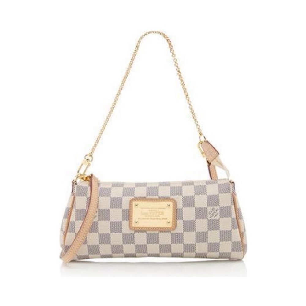 Louis Vuitton EVA Clutch Damier Azur Crossbody Bag